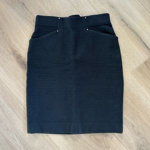 Vintage 1980s Christian Dior Pencil Skirt Size 4